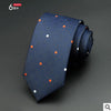 Mens Ties Dot Striped Neckties Slim Tie Classic Business Casual Green Tie For Men