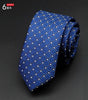 Mens Ties Dot Neckties Jacquard 6cm Slim Tie Business Tie For Men