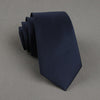 Polyester Skinny Necktie Ties For Men Wedding Suit Slim Necktie Classic Solid Color Tie Casual Candy Color 6cm Tie
