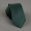 Polyester Skinny Necktie Ties For Men Wedding Suit Slim Necktie Classic Solid Color Tie Casual Candy Color 6cm Tie