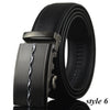 COWATHER Men cow genuine leather belts for men two colors high quality Automatic Extra large