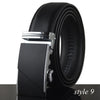 COWATHER Men cow genuine leather belts for men two colors high quality Automatic Extra large