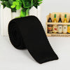 5.5 cm knit tie skinny knitted necktie narrow slim gravatas mens wool ties knitting tape yarn designers