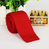 5.5 cm knit tie skinny knitted necktie narrow slim gravatas mens wool ties knitting tape yarn designers