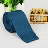 5.5 cm knit tie skinny knitted necktie narrow slim gravatas mens wool ties knitting tape yarn designers