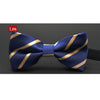 tuxedo bow tie men red and black tartan groom groomsmen wedding party colorful striped butterfly