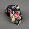 100% cotton skinny 6 cm floral necktie high fashion plaid ties for men slim cotton cravat neckties
