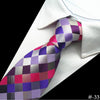 100% Silk Men Tie 8cm Plaid Paisley Neck Ties for Men Necktie Classic Wear Business Wedding Tie Party