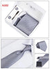 Wide Jacquard woven Ties Hanky Cufflink set for men Formal Wedding Party Groom