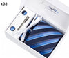 Wide Jacquard woven Ties Hanky Cufflink set for men Formal Wedding Party Groom