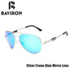 BAVIRON Teardrop Driving sunglasses Men Aluminum Polarized Sunglasses Classic Aviators Glasses Male Top Eyewear UV400 Gafas 8026