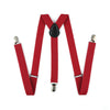Braces Men Suspenders Jeans Pants Trouser with Clip-on Braces Elastic Suspenders Black White Clothing Accessories