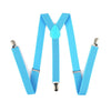 Braces Men Suspenders Jeans Pants Trouser with Clip-on Braces Elastic Suspenders Black White Clothing Accessories