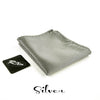 Fashion Men Polyester Striped Pocket Square Hankerchief Hanky Plain Solid Color Wedding Party accessories