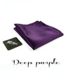 Fashion Men Polyester Striped Pocket Square Hankerchief Hanky Plain Solid Color Wedding Party accessories