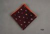 Men's Suits Cotton Handkerchiefs Woven Floral Printing Pocket Square Hankies Men's Business Casual Square Pockets Hanky