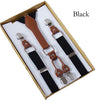 4 buckle Mens Suspenders Men Braces Supports Suspenders Elastic Adjustable Pants Suspenders Mens Clothing
