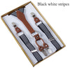 4 buckle Mens Suspenders Men Braces Supports Suspenders Elastic Adjustable Pants Suspenders Mens Clothing