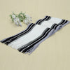 Winter designer scarf men striped cotton scarf shawl wrap knit cashmere bufandas Striped scarf with tassels