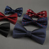 Polyester Men's Bow Tie Brand Classic Dot Solid Ties Bowtie Leisure Business Shirts Bowknot Bow Ties Cravats Accessories