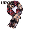 Plaid men scarf winter fashion scarves scarf soft warm  cashmere Tartan scarves