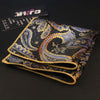 New Striped Pocket Square Gentlemen Style Floral & Paisley Handkerchief for Men Suit Pocket Wedding Square Hanky Chest Towel