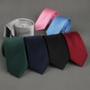 Polyester Skinny Necktie Ties For Men Wedding Suit Slim Necktie Classic Solid Color Tie Casual Candy Color 6cm Tie