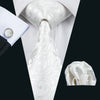 Classic Men`s Tie 20 Styles Novelty Jacquard Woven 100% Silk Tie Hanky Cufflinks Set For Wedding Business Party