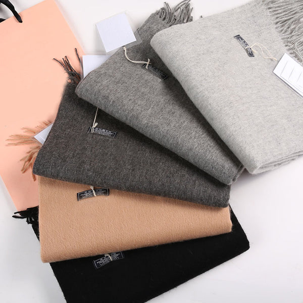 Fashion ac Studios Scarves Male Imitation cashmere Winter Scarf Women burderry Pashmina Solid Poncho Luxury Brand Warm Wrap a304