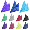 Men Dot Solid Satin Square suit Pocket Handkerchiefs Business Vintage Wedding Classic Hankies Towel For Clothes Accessories B2