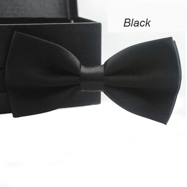 Bow Ties For Men Bowtie Tuxedo Classic Solid Color Wedding Party Red Black White Green