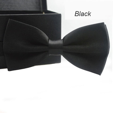Bow Ties For Men Bowtie Tuxedo Classic Solid Color Wedding Party Red Black White Green