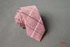 Casual Cotton Plaid & Striped Mens Ties for Men 6CM Narrow Wedding Business Necktie Fresh Neck Tie Neckwear