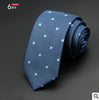 Mens Ties Dot Striped Neckties Slim Tie Classic Business Casual Green Tie For Men