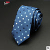 Mens Ties Dot Striped Neckties Slim Tie Classic Business Casual Green Tie For Men