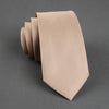 Polyester Skinny Necktie Ties For Men Wedding Suit Slim Necktie Classic Solid Color Tie Casual Candy Color 6cm Tie