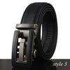 COWATHER Men cow genuine leather belts for men two colors high quality Automatic Extra large