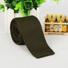 5.5 cm knit tie skinny knitted necktie narrow slim gravatas mens wool ties knitting tape yarn designers
