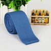 5.5 cm knit tie skinny knitted necktie narrow slim gravatas mens wool ties knitting tape yarn designers