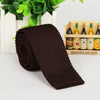 5.5 cm knit tie skinny knitted necktie narrow slim gravatas mens wool ties knitting tape yarn designers