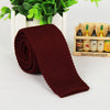5.5 cm knit tie skinny knitted necktie narrow slim gravatas mens wool ties knitting tape yarn designers