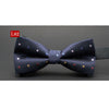 tuxedo bow tie men red and black tartan groom groomsmen wedding party colorful striped butterfly