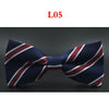 tuxedo bow tie men red and black tartan groom groomsmen wedding party colorful striped butterfly