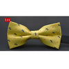 tuxedo bow tie men red and black tartan groom groomsmen wedding party colorful striped butterfly