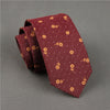 100% cotton skinny 6 cm floral necktie high fashion plaid ties for men slim cotton cravat neckties