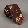 100% cotton skinny 6 cm floral necktie high fashion plaid ties for men slim cotton cravat neckties