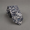100% cotton skinny 6 cm floral necktie high fashion plaid ties for men slim cotton cravat neckties