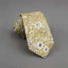 100% cotton skinny 6 cm floral necktie high fashion plaid ties for men slim cotton cravat neckties