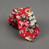 100% cotton skinny 6 cm floral necktie high fashion plaid ties for men slim cotton cravat neckties