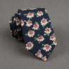 100% cotton skinny 6 cm floral necktie high fashion plaid ties for men slim cotton cravat neckties